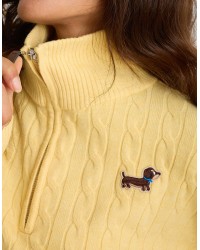 Maglione Treccia Bassotto Zip