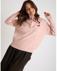Maglione Treccia Bassotto Zip