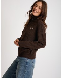 Maglione Treccia Bassotto Zip