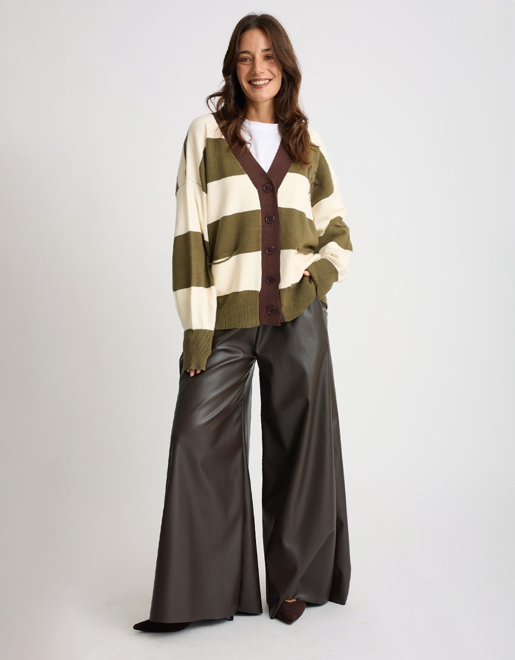 Cardigan Righe C'est La Vie