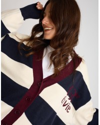 Cardigan Righe C'est La Vie