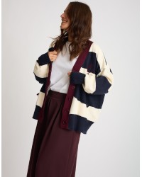 Cardigan Righe C'est La Vie