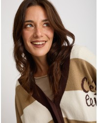Cardigan Righe C'est La Vie