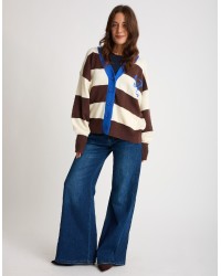 Cardigan Righe C'est La Vie