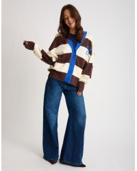 Cardigan Righe C'est La Vie