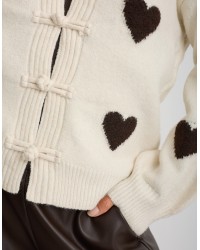 Cardigan Cuori Alamari