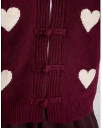 Cardigan Cuori Alamari