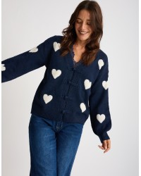 Cardigan Cuori Alamari