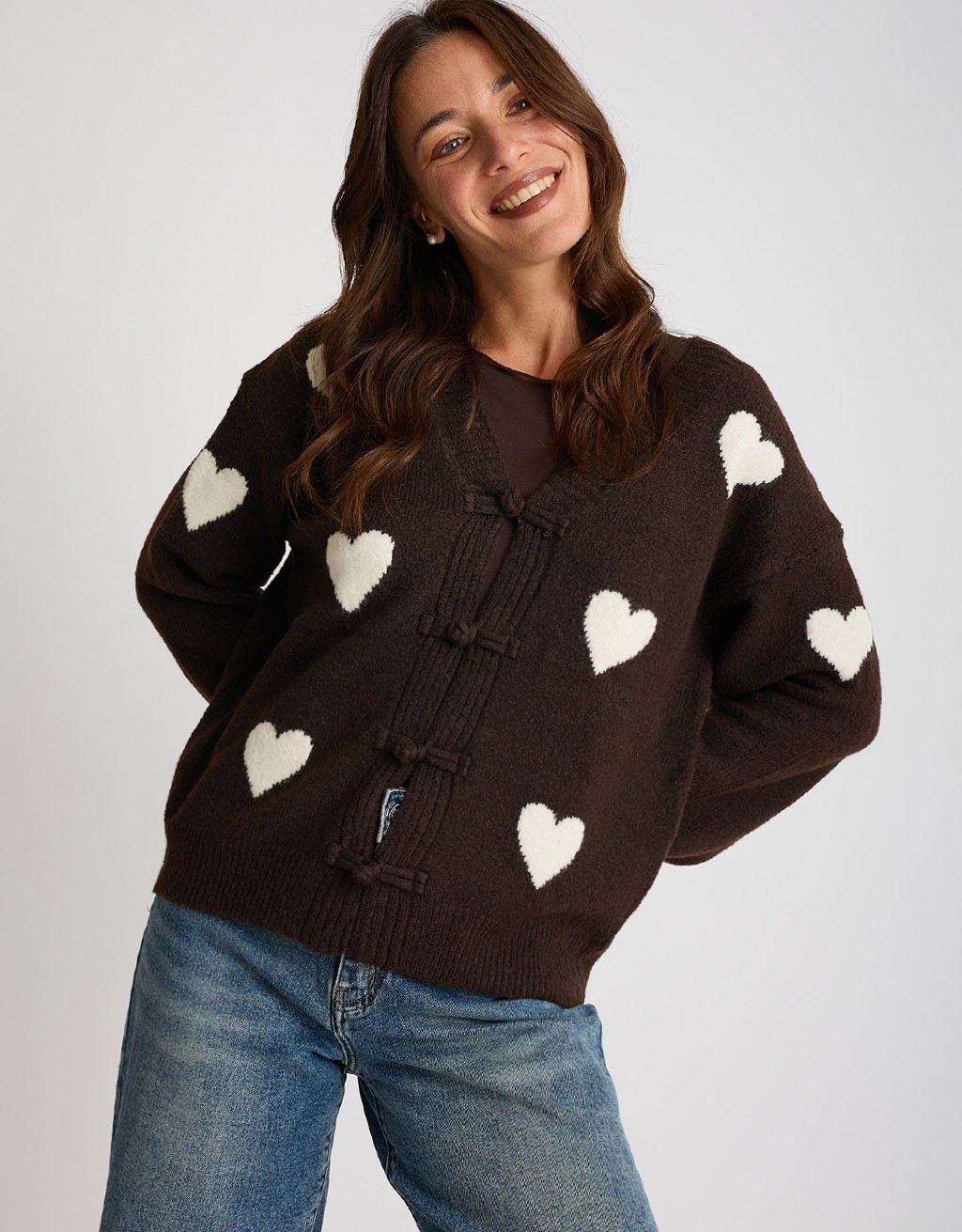 Cardigan Cuori Alamari