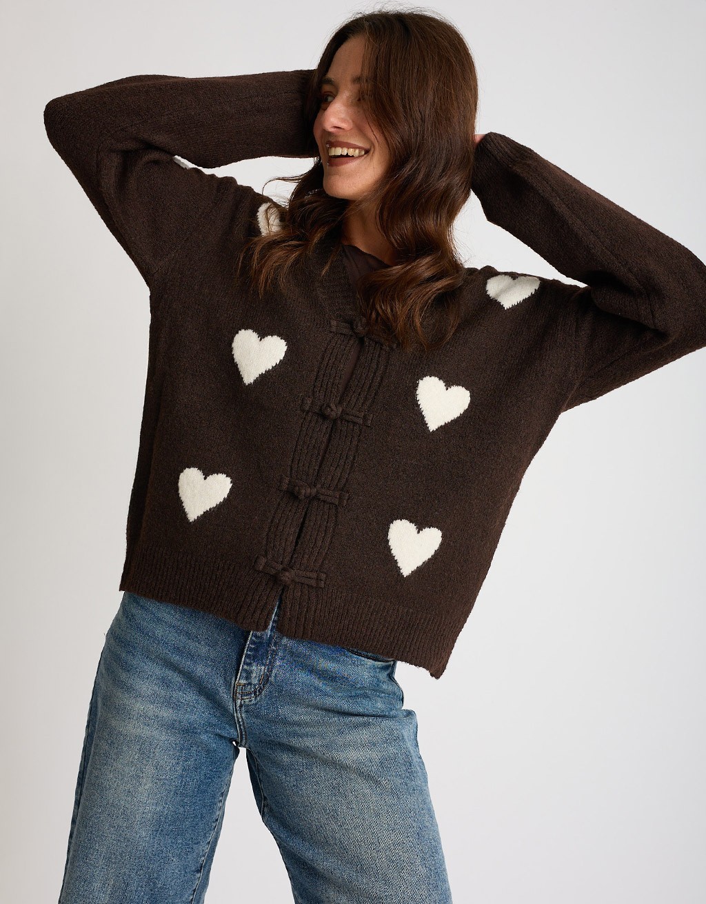 Cardigan Cuori Alamari