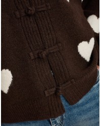 Cardigan Cuori Alamari