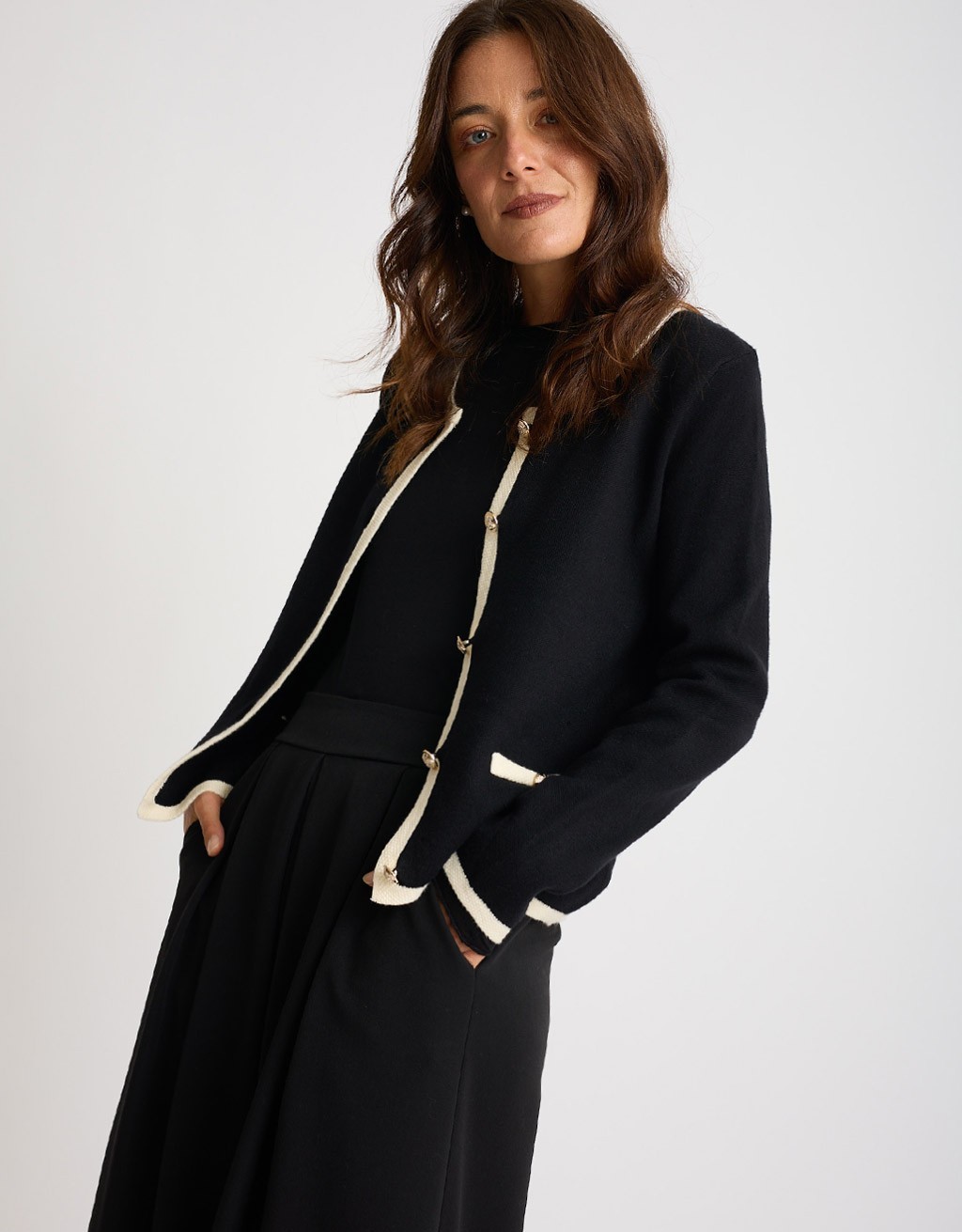 Cardigan Bicolore