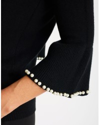 Maglione Perline Manica
