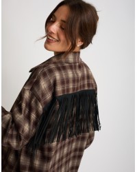 Camicia Quadri Frange