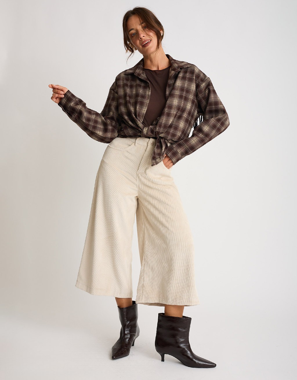 Camicia Quadri Frange