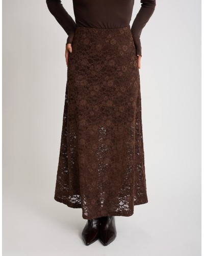 Gonna Pizzo Floccato