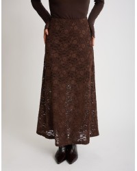 Gonna Pizzo Floccato