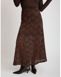 Gonna Pizzo Floccato