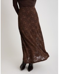 Gonna Pizzo Floccato