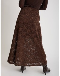 Gonna Pizzo Floccato