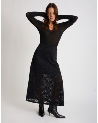 Gonna Pizzo Floccato