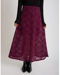 Gonna Pizzo Floccato