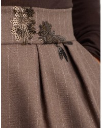 Completo Gessato Ricamo Paillettes