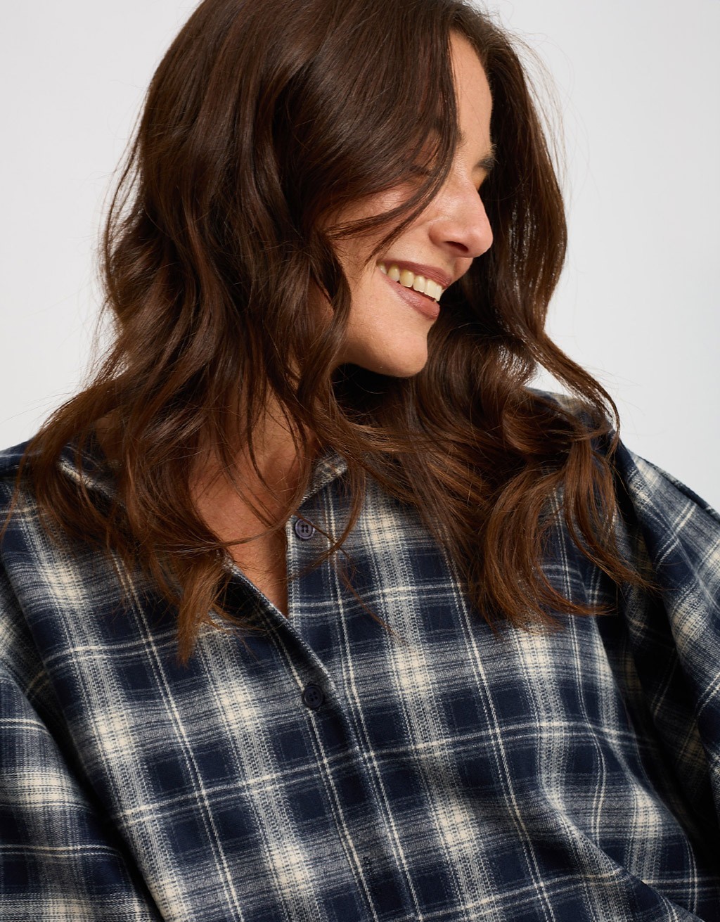 Giacca Camicia Quadri Manica Bombata