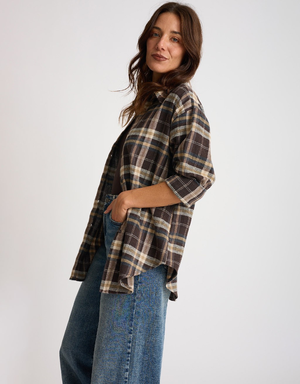 Camicia Quadro Panno