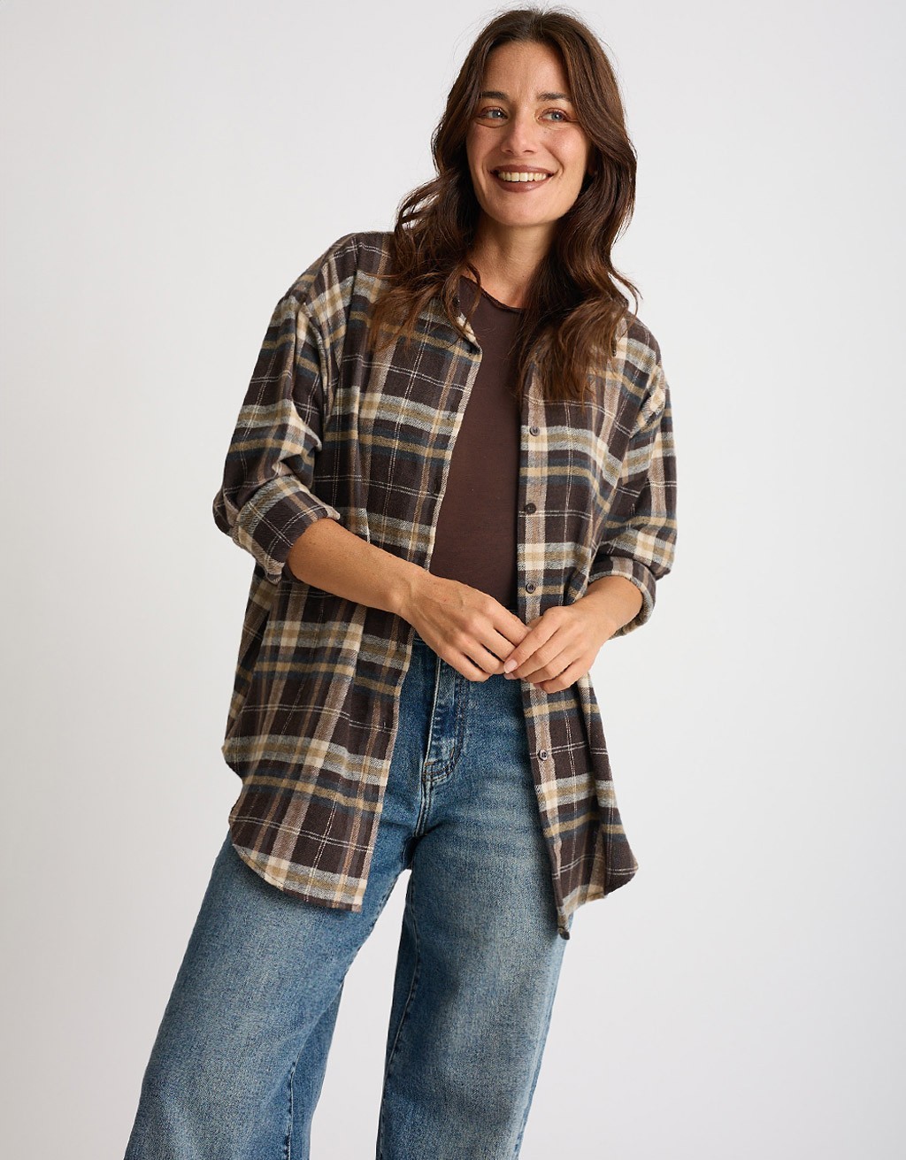 Camicia Quadro Panno