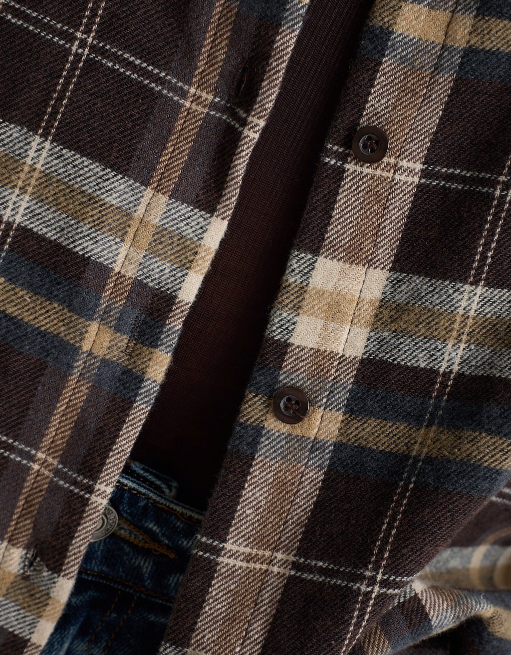 Camicia Quadro Panno