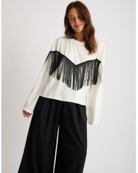 Maglietta Longsleeve Cotone Frange